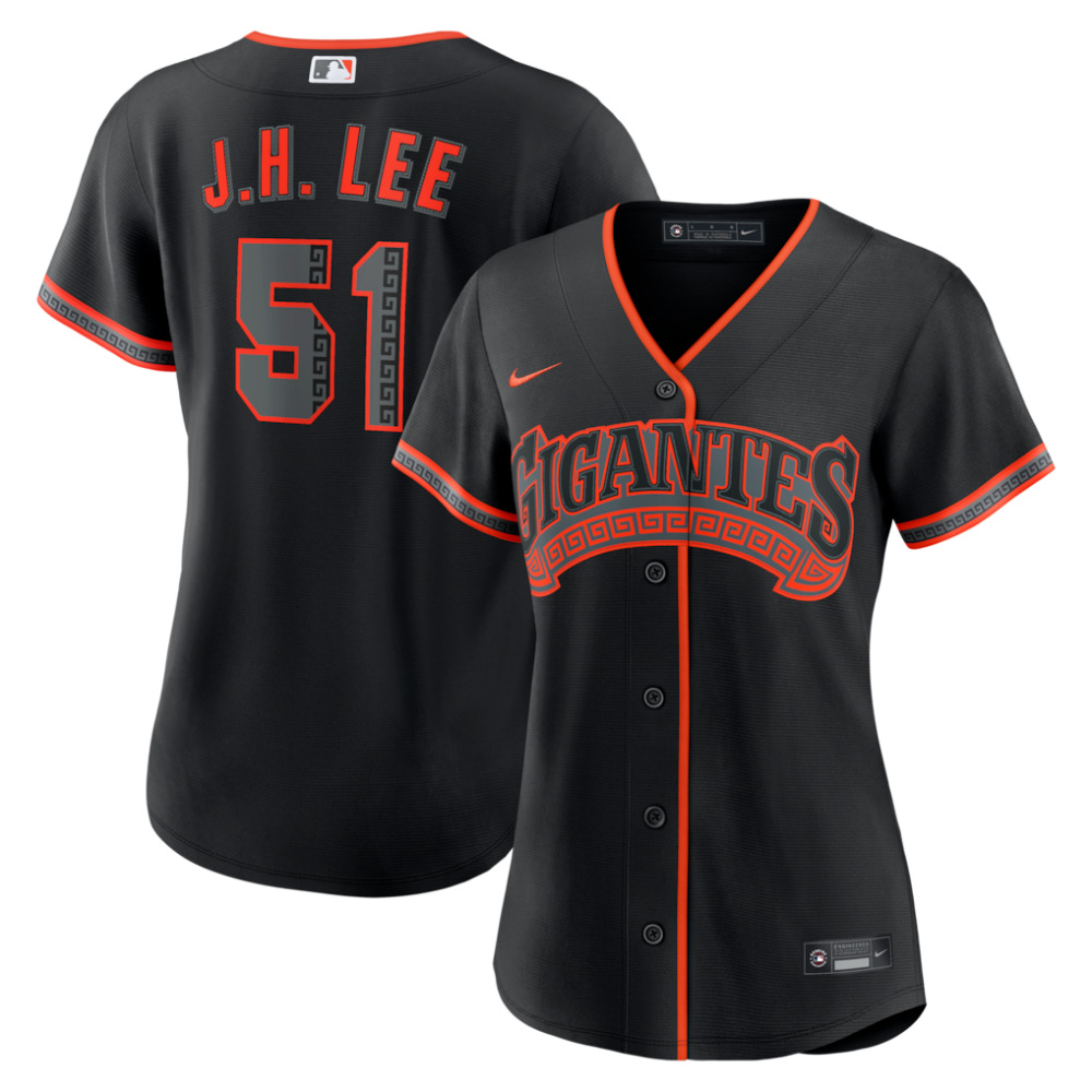 Jung Hoo Lee San Francisco Giants Women's Alternate Replica Jersey - Black-Pro Kit Vault | Brand New 26/27 Sports Jerseys